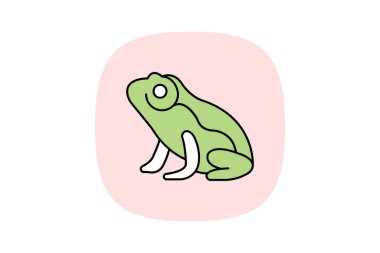 Afrika Cüce Kurbağası, vektör, piksel mükemmel, illüstratör dosyası