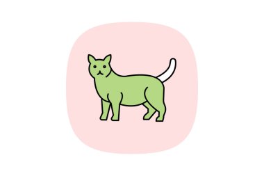 Manx Kedi, vektör, piksel mükemmel, illüstratör dosyası