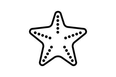 Denizyıldızı, vektör, piksel mükemmel, illüstratör dosyası