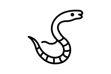 Deniz Yılanı, vektör, piksel mükemmel, illüstratör dosyası