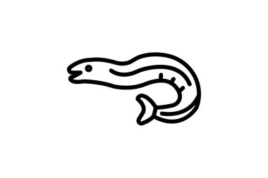 Yılan balığı, vektör, piksel mükemmel, illüstratör dosyası