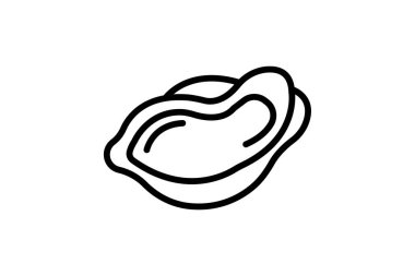 İstiridye, vektör, piksel mükemmel, illüstratör dosyası