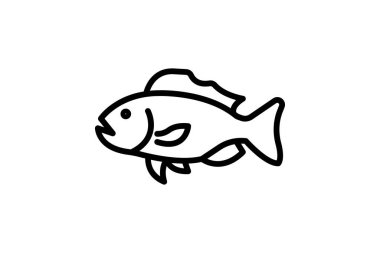 Grouper, vektör, piksel mükemmel, illüstratör dosyası