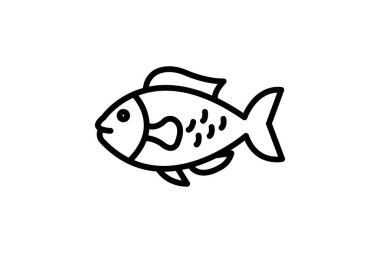 Papağan balığı, vektör, piksel mükemmel, illüstratör dosyası