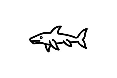 Cin Köpekbalığı, vektör, piksel mükemmel, illüstratör dosyası