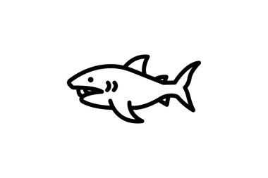 Megamouth Shark, vektör, piksel mükemmel, illüstratör dosyası