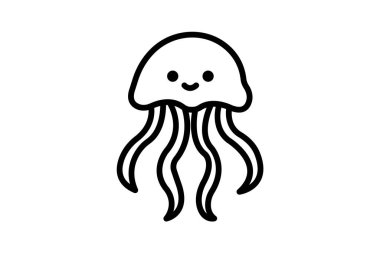 Kutu Denizanası, vektör, piksel mükemmel, illüstratör dosyası