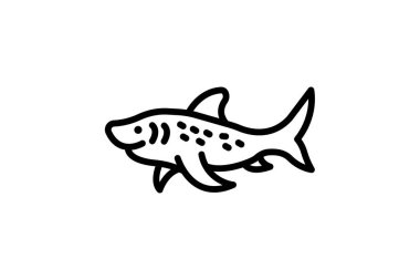 Zebra Köpekbalığı, vektör, piksel mükemmel, illüstratör dosyası