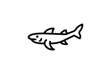 Bambu Köpekbalığı, vektör, piksel mükemmel, illüstratör dosyası