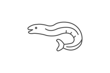 Yılan balığı, vektör, piksel mükemmel, illüstratör dosyası