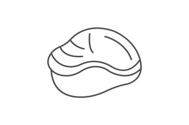 Midye, vektör, piksel mükemmel, illüstratör dosyası