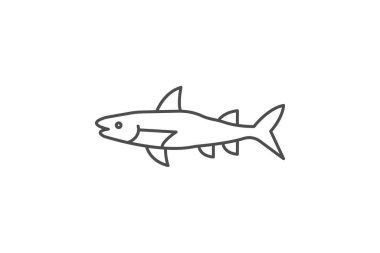 Barakuda, vektör, piksel mükemmel, illüstratör dosyası