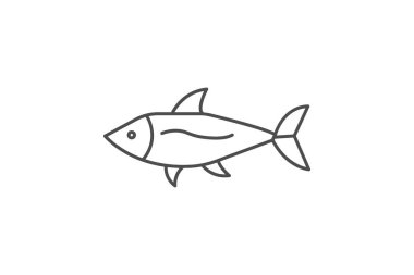 Sardalya, vektör, piksel mükemmel, illüstratör dosyası