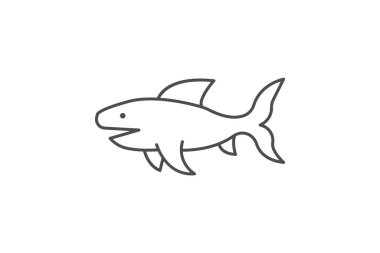 Fırfırlı Köpekbalığı, vektör, piksel mükemmel, illüstratör dosyası