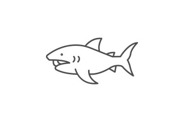 Megamouth Shark, vektör, piksel mükemmel, illüstratör dosyası