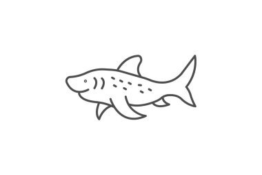 Zebra Köpekbalığı, vektör, piksel mükemmel, illüstratör dosyası