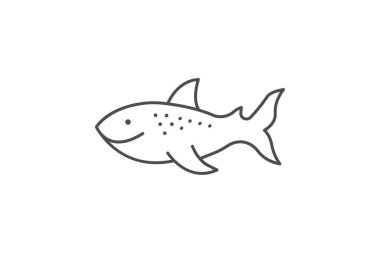 Balina Köpekbalığı, vektör, piksel mükemmel, illüstratör dosyası