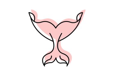 Balina Kuyruğu, vektör, piksel mükemmel, illüstratör dosyası