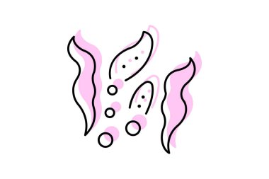 Yosun, vektör, piksel mükemmel, illüstratör dosyası