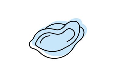 İstiridye, vektör, piksel mükemmel, illüstratör dosyası