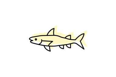 Barakuda, vektör, piksel mükemmel, illüstratör dosyası