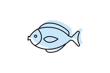 Cerrah balığı, vektör, piksel mükemmel, illüstratör dosyası