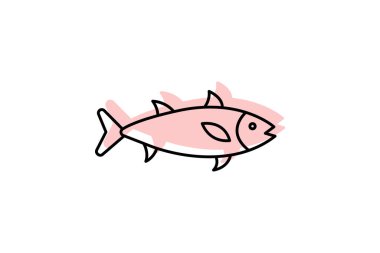 Uskumru, vektör, piksel mükemmel, illüstratör dosyası