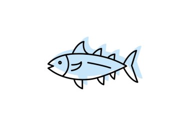 Bonito, vektör, piksel mükemmel, illüstratör dosyası