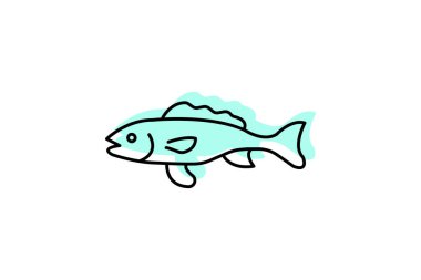 Goby, vektör, piksel mükemmel, illüstratör dosyası