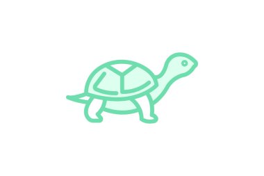 Kaplumbağa, vektör, piksel mükemmel, çizer dosyası