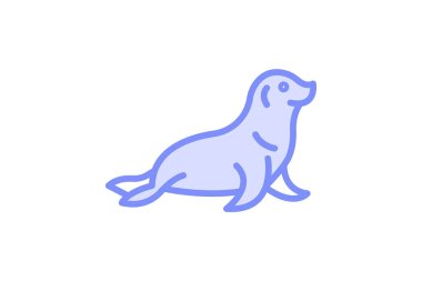 Su samuru, vektör, piksel mükemmel, illüstratör dosyası