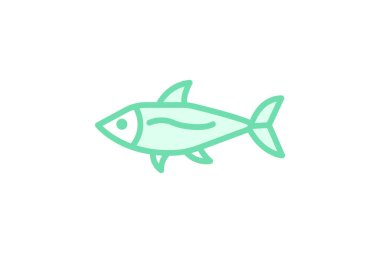 Sardalya, vektör, piksel mükemmel, illüstratör dosyası