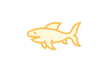 Fırfırlı Köpekbalığı, vektör, piksel mükemmel, illüstratör dosyası