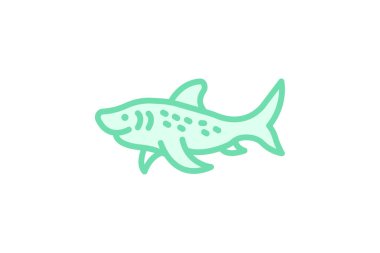 Zebra Köpekbalığı, vektör, piksel mükemmel, illüstratör dosyası