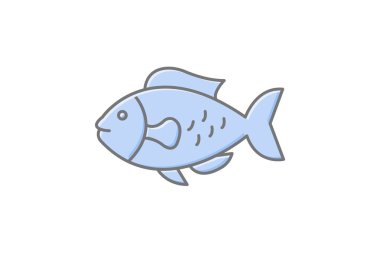 Papağan balığı, vektör, piksel mükemmel, illüstratör dosyası