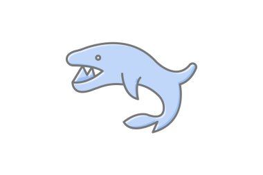 Cookiecutter Shark, vektör, piksel mükemmel, illüstratör dosyası