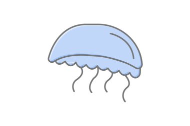 Portekiz Man O 'War, vektör, piksel mükemmel, illüstratör dosyası