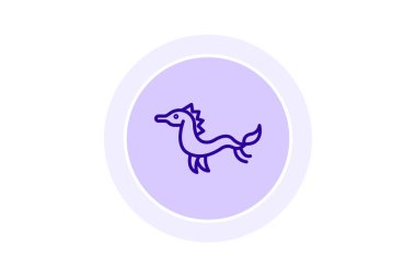 Deniz Ejderhası, vektör, piksel mükemmel, illüstratör dosyası