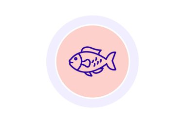 Papağan balığı, vektör, piksel mükemmel, illüstratör dosyası