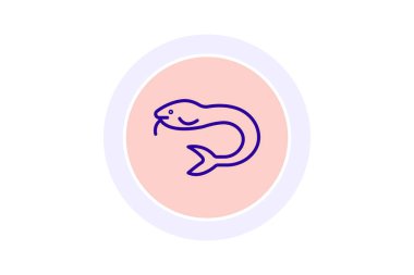 Hagfish, vektör, piksel mükemmel, illüstratör dosyası