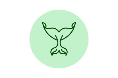 Balina Kuyruğu, vektör, piksel mükemmel, illüstratör dosyası