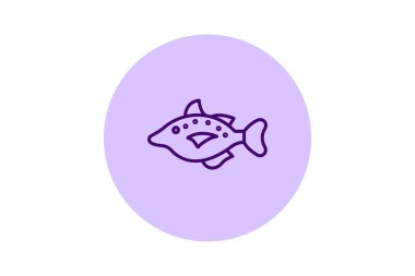 Tetikleyici balık, vektör, piksel mükemmel, illüstratör dosyası