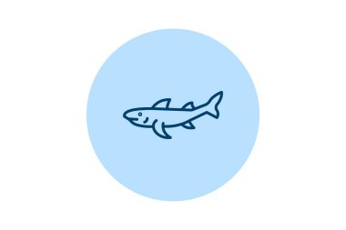 Bambu Köpekbalığı, vektör, piksel mükemmel, illüstratör dosyası