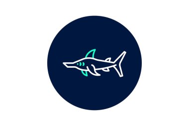Sawfish, vektör, piksel mükemmel, illüstratör dosyası