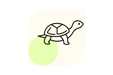 Kaplumbağa, vektör, piksel mükemmel, çizer dosyası