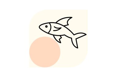 Uçan Balık, vektör, piksel mükemmel, illüstratör dosyası