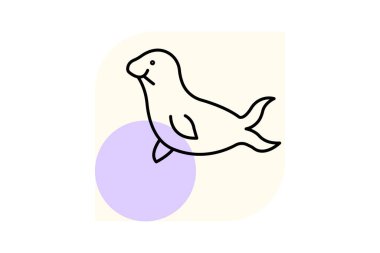 Mühür, vektör, piksel mükemmel, illüstratör dosyası