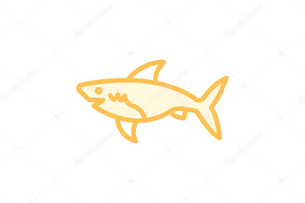 Shark, vector, pixel perfect, illustrator file