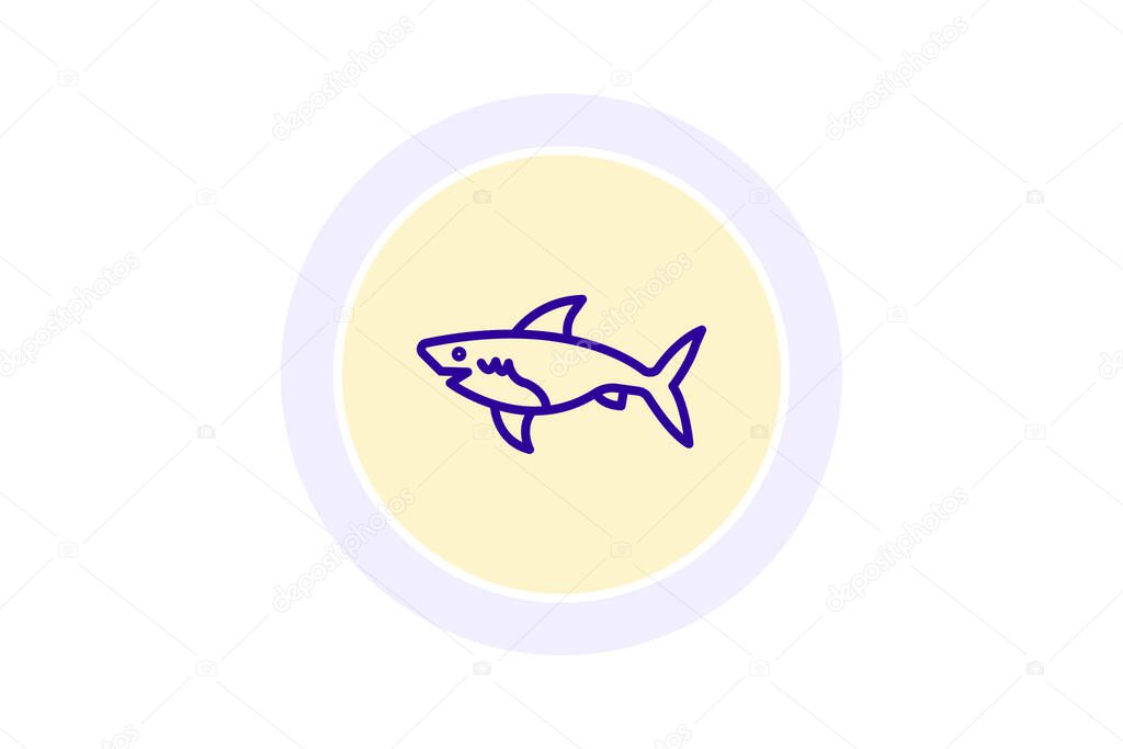 Shark, vector, pixel perfect, illustrator file