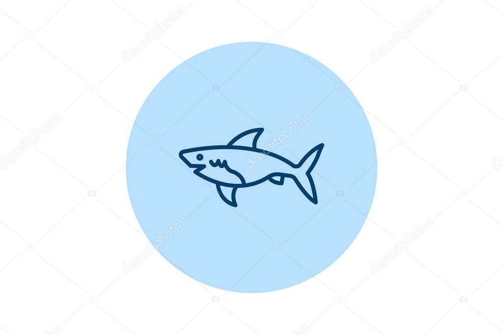 Shark, vector, pixel perfect, illustrator file